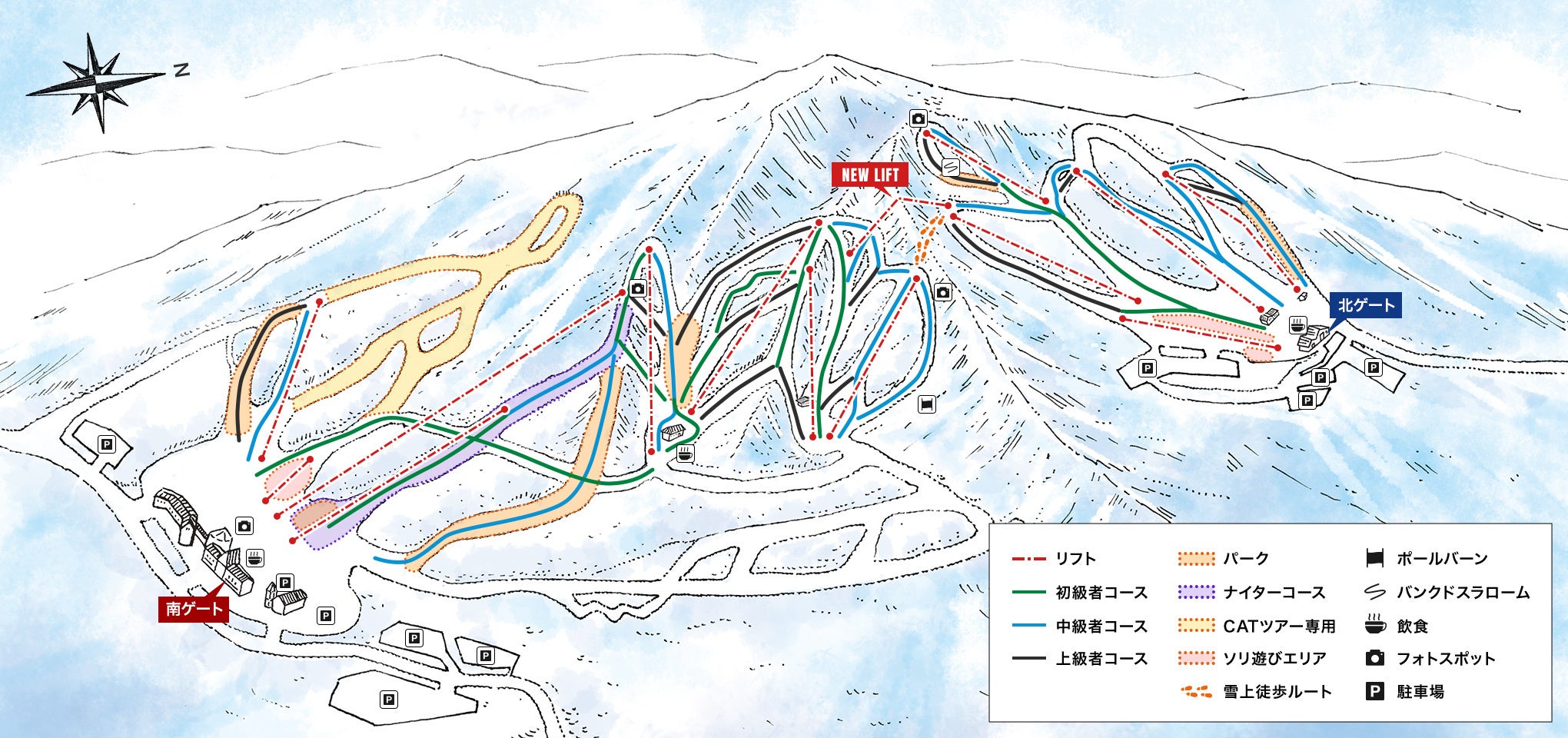 【星野リゾート ネコマ マウンテン】新リフト「ニャルツチェア」が運行開始! 【星野リゾート ネコマ マウンテン】新リフト「ニャルツチェア」が運行開始!