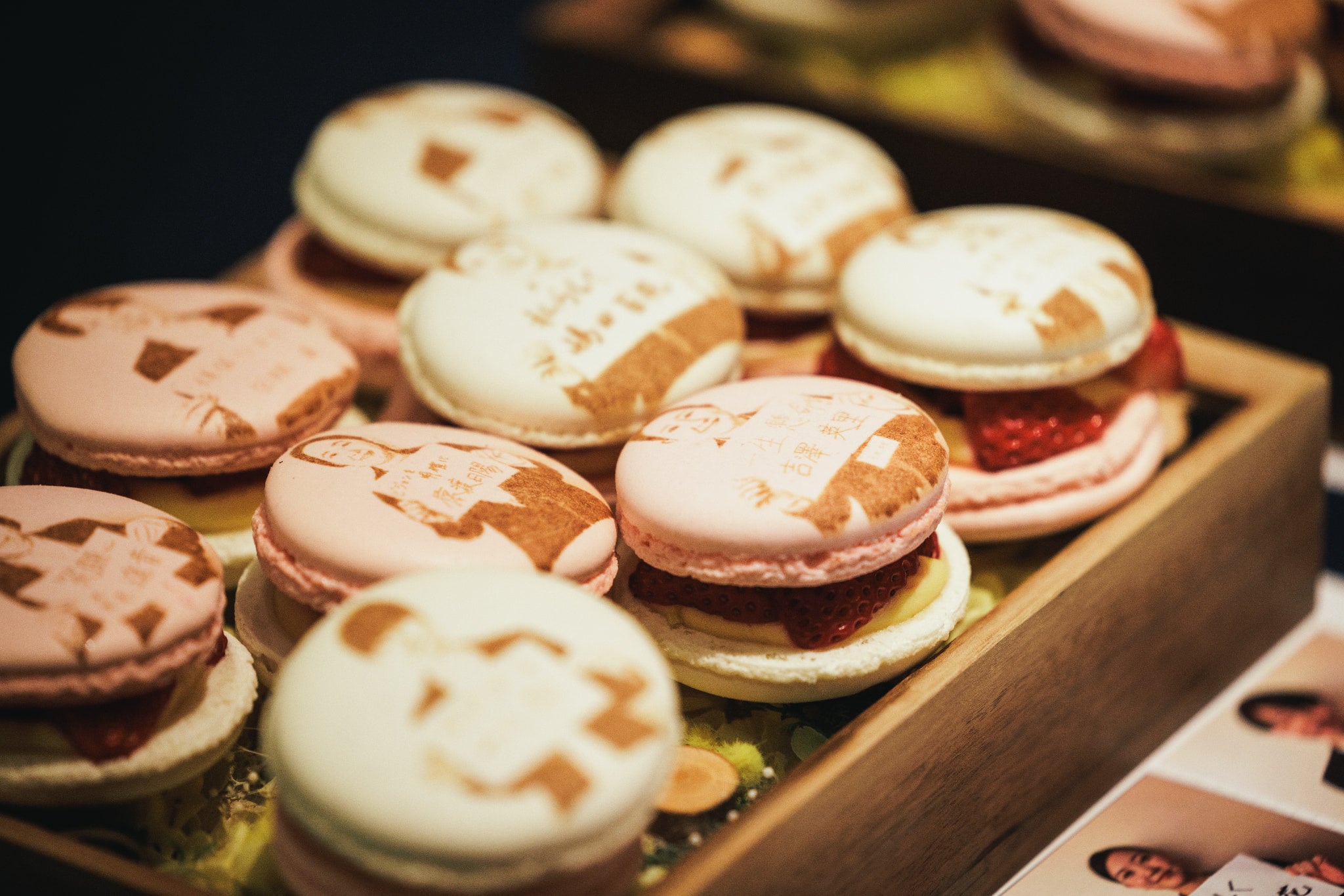 長野県：直径約7㎝のウェルカムマカロン