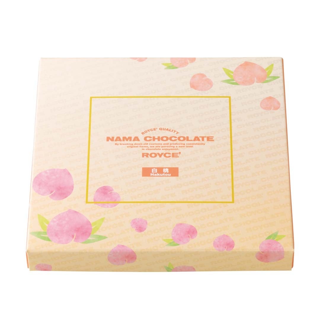 ロイズ】夏限定「生チョコレート[白桃]」「白桃ベリー&白桃