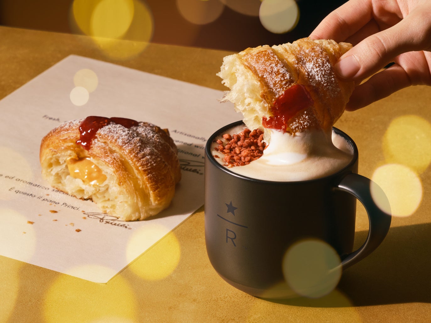 スタバ リザーブ店、ベリー尽くしの新作コルネッティでホリデー商戦を先取り