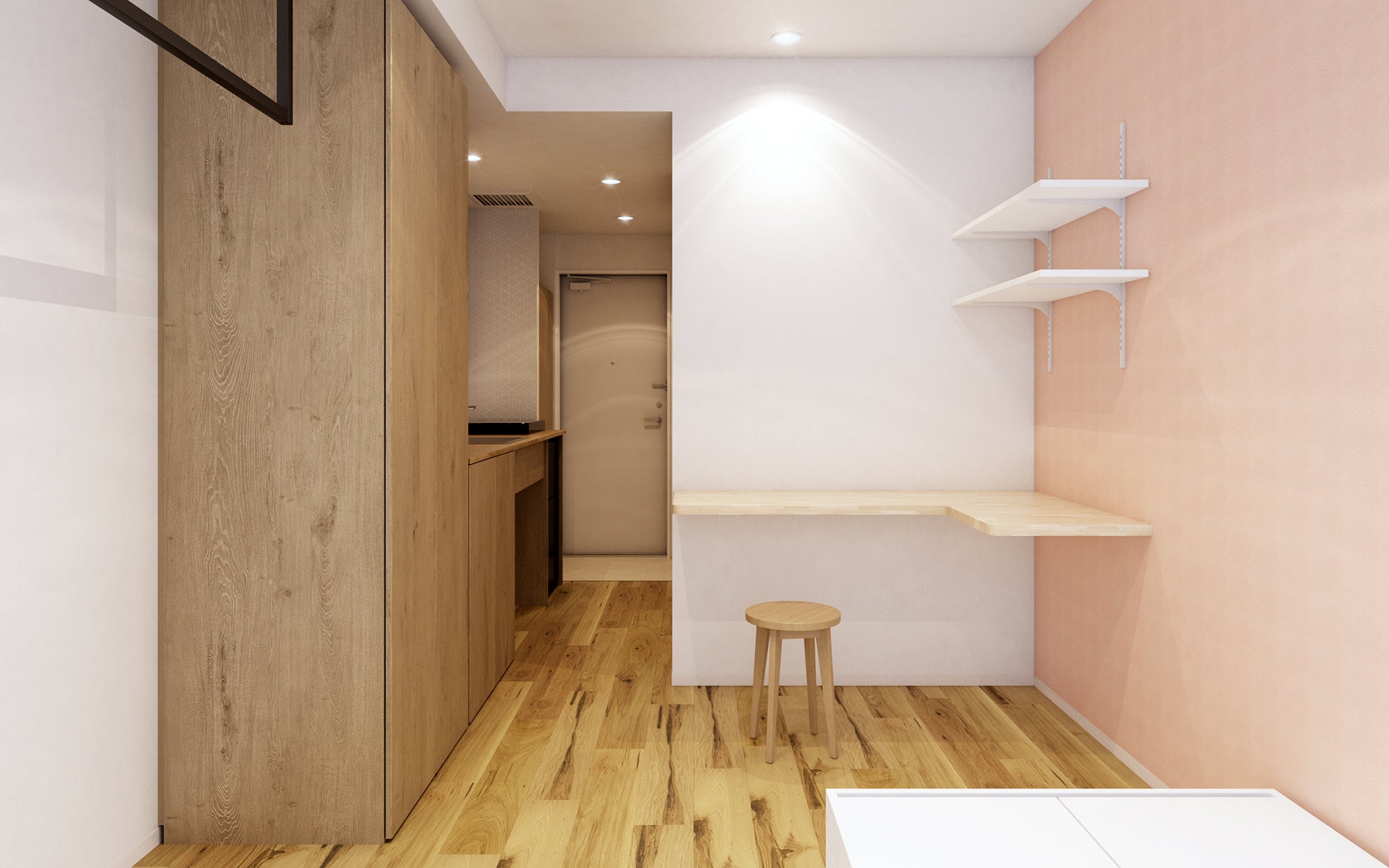 安らぎをテーマにした内装