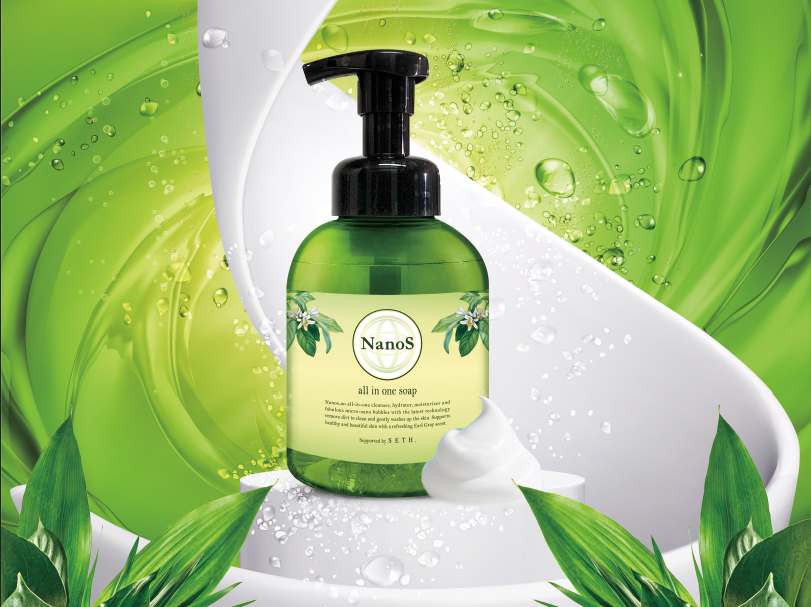 日本初のナノバブル美容洗浄ソープ「NanoS（ナノス）」が誕生