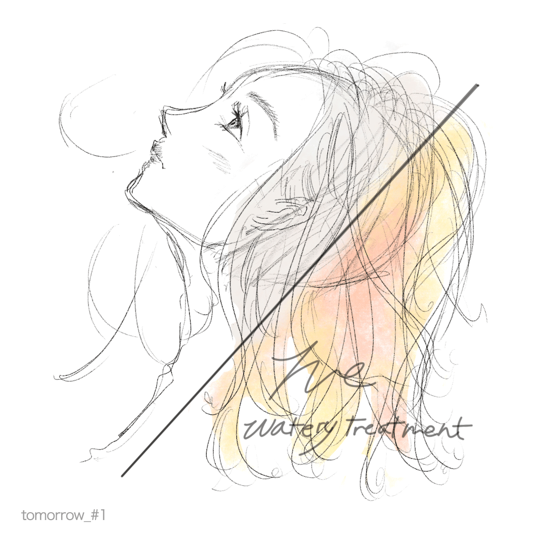 『tomorrow』ラフ画