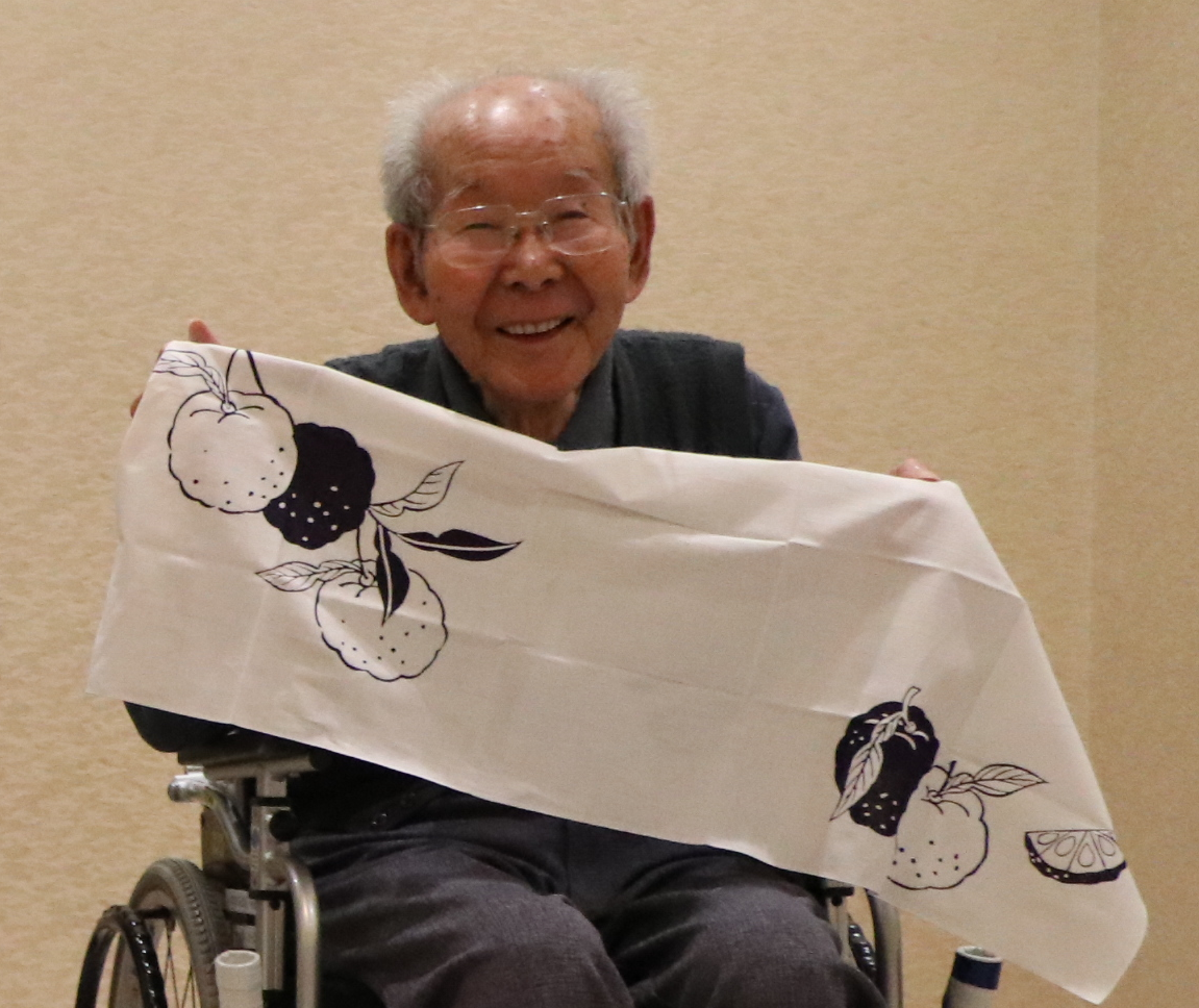 「なかなか無い機会なので、嬉しいです」 （坂田五郎さん 95歳）
