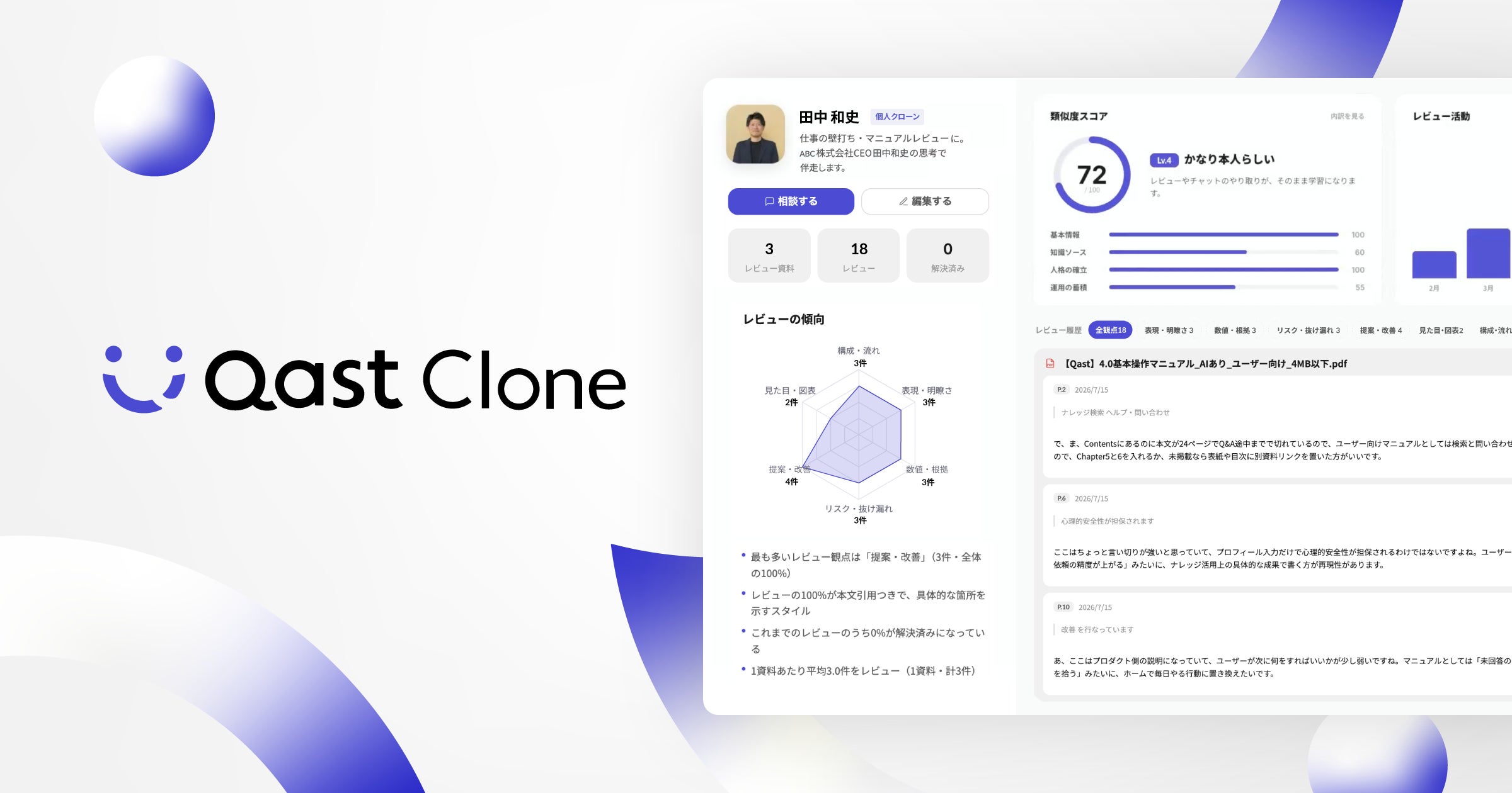 ベテランの「判断基準」をAIで継承する新サービス「Qast Clone」を今秋リリース、事前登録開始