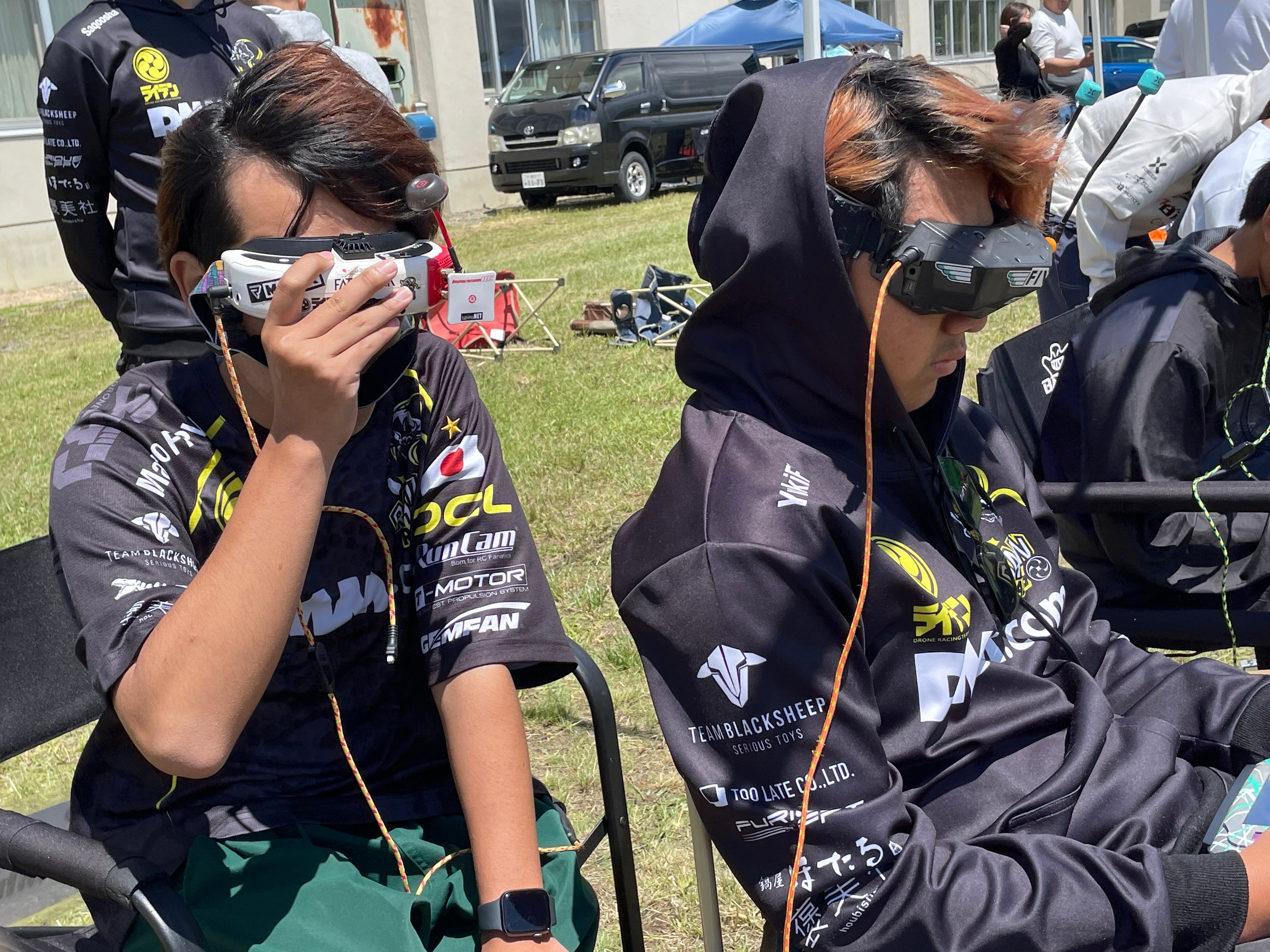 左：RAIDEN 監督Mattyo FPV、右：YUKI FPV&nbsp; &nbsp;@Photo by JDL