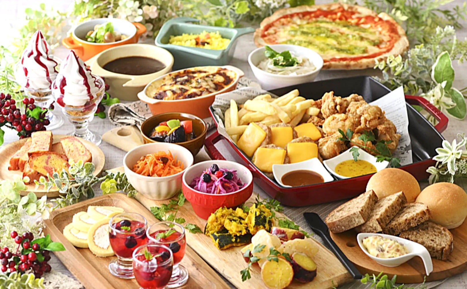 平日限定特別企画！】スタイリッシュな空間でバラエティー豊かな食べ