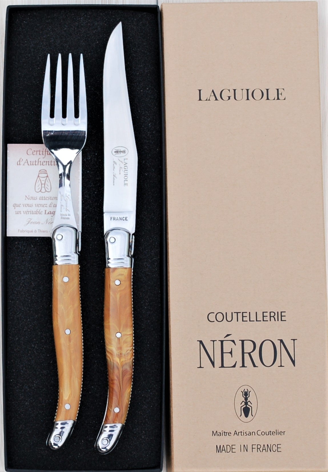 フランス・NERON社の高級輸入カトラリー 最新ハンドル