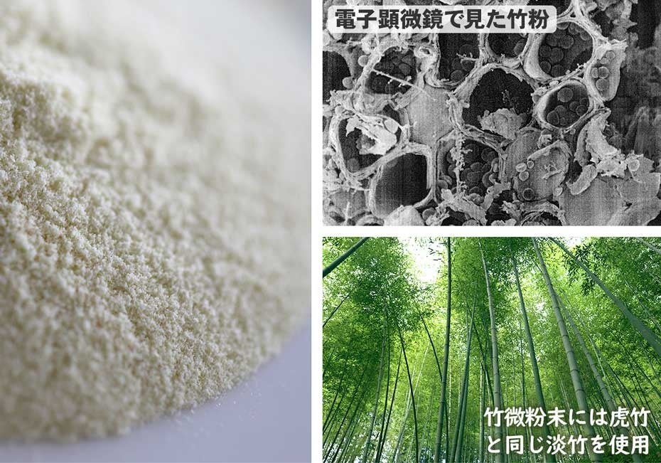 竹微粉末（難消化性食物繊維）