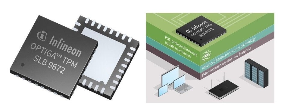 インフィニオンOPTIGA™ TPM (Trusted Platform Module) SLB 9672