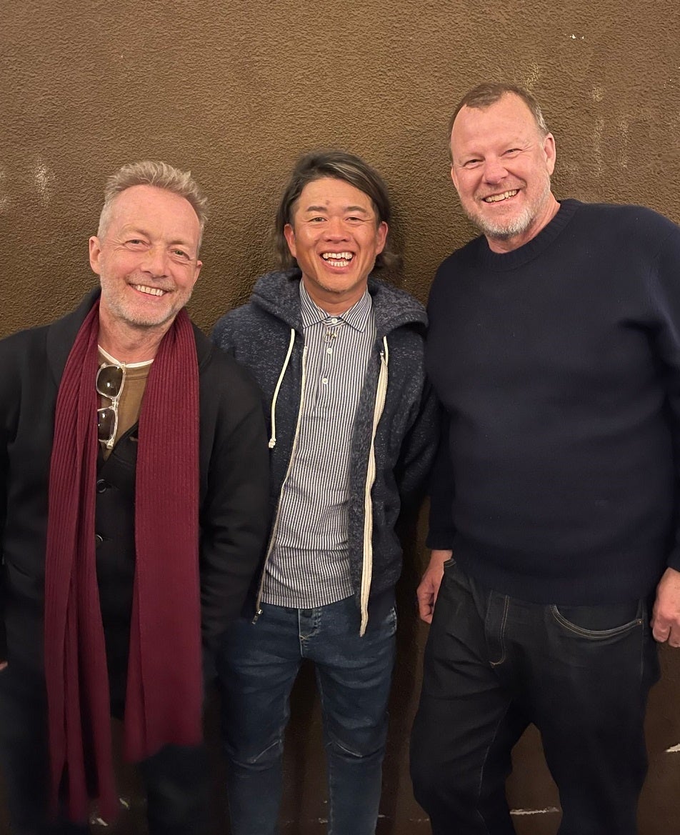 (左から)米国Tastemade Co-Founder and President スティーブン・キッド、AOI Pro. 代表取締役社長   潮田 一、米国Tastemade Co-Founder and CEO ラリー・フィッツギボン