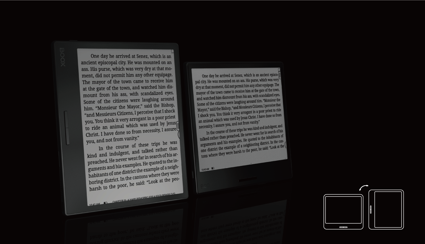 BOOX Leaf2 ケースセット Android11対応 物理ボタン付き 読むこと全てをこの一台に。最高にコンパクトな物理ボタン付き