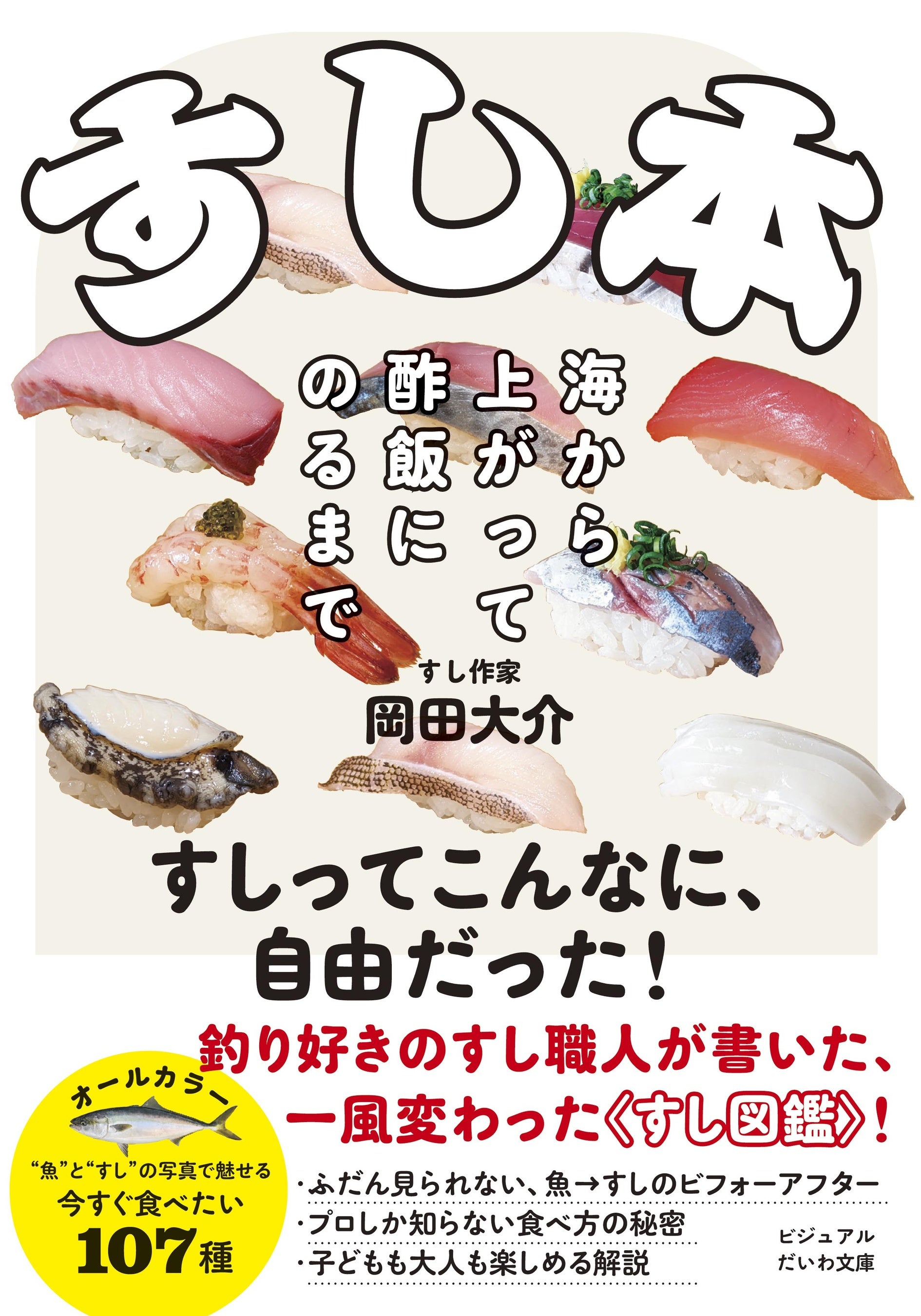 普段は見られない、魚→すしのビフォーアフター！ 『すし本 海から