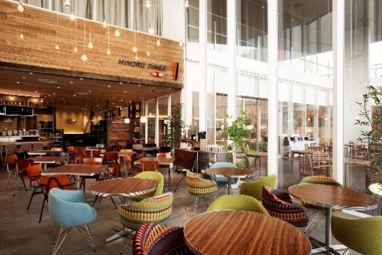 「みのる食堂」内観