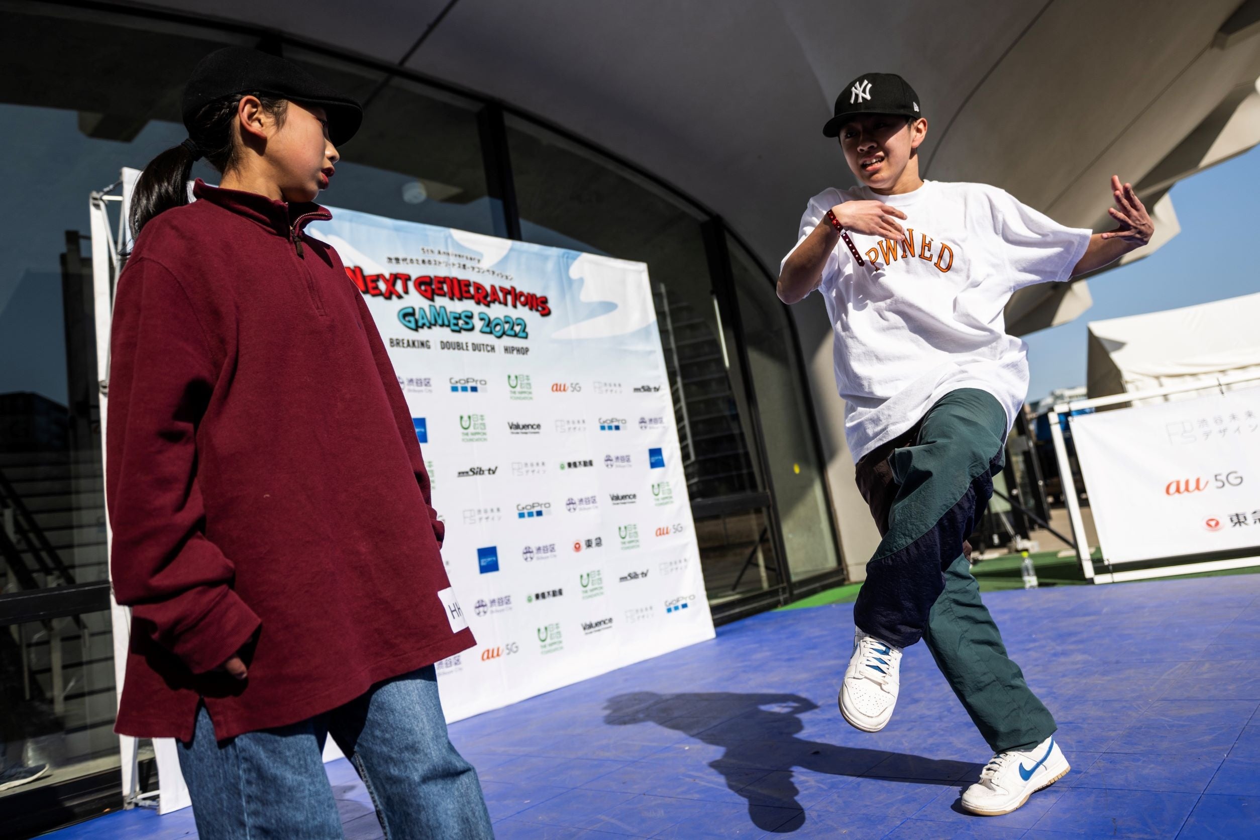 TOP4トーナメントの様子（ヒップホップ）