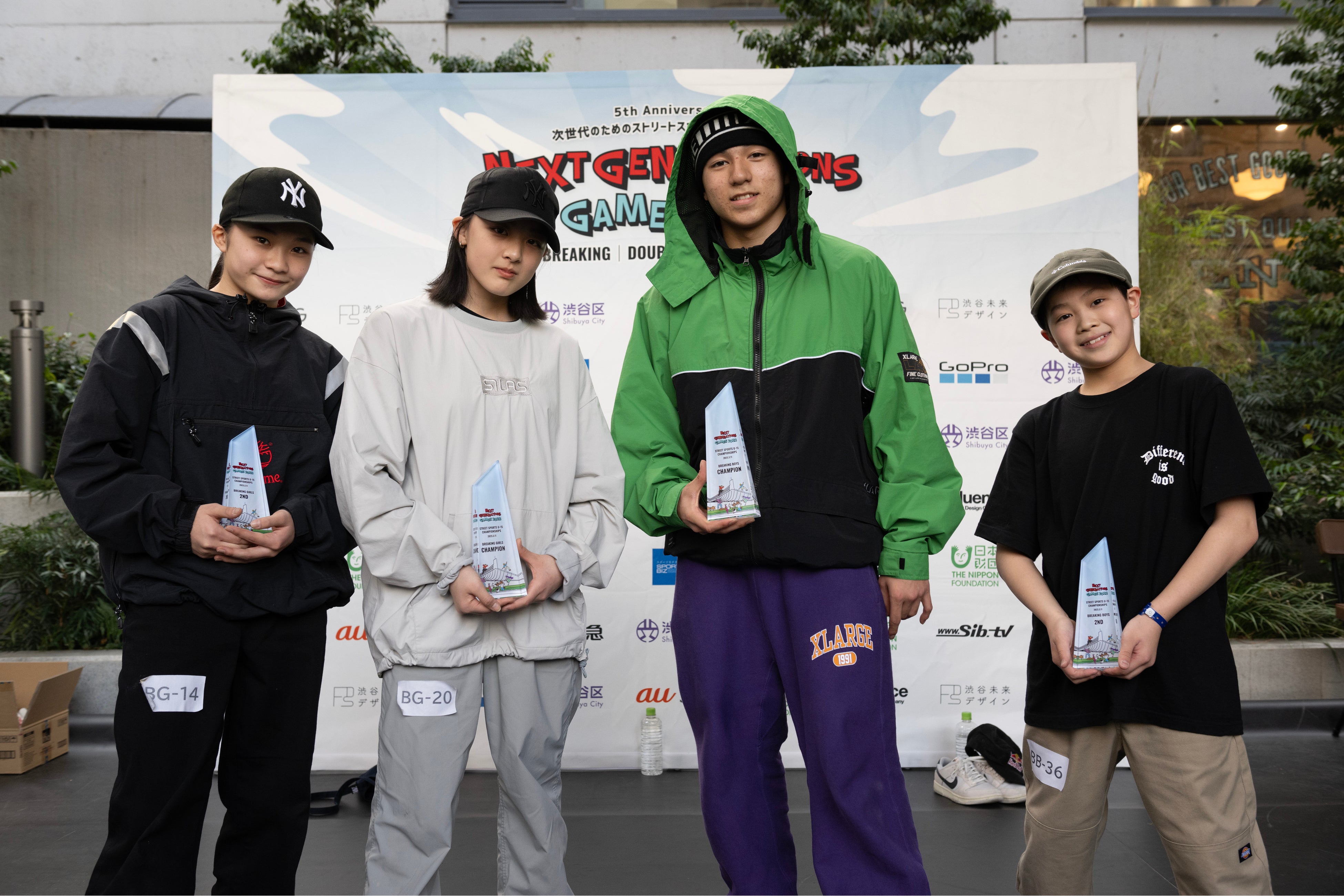 Photo（L→R）：HINATA → Cocoa → RA1ON → yu_shin