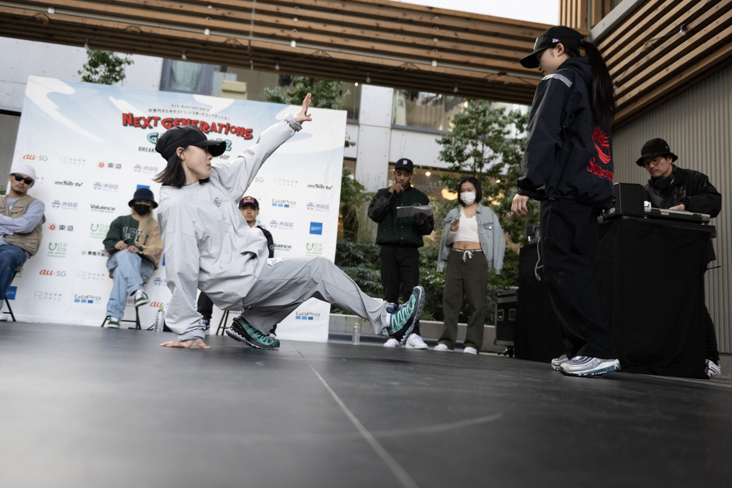 ブレイキン Bgirl部門_優勝したCocoaのパフォーマンス