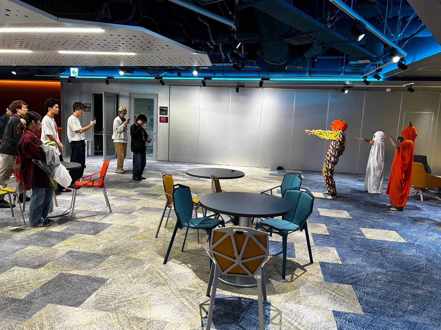 ▲動画の撮影をする受講生