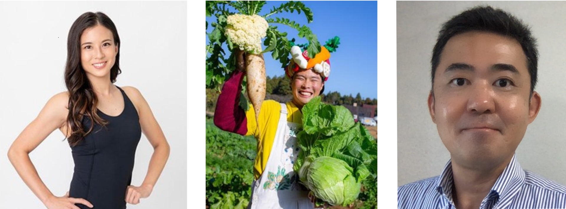 イベント出演者:宮崎紗衣(みやざき さえ)さん、ヤサイちゃん、桐山伸也教授