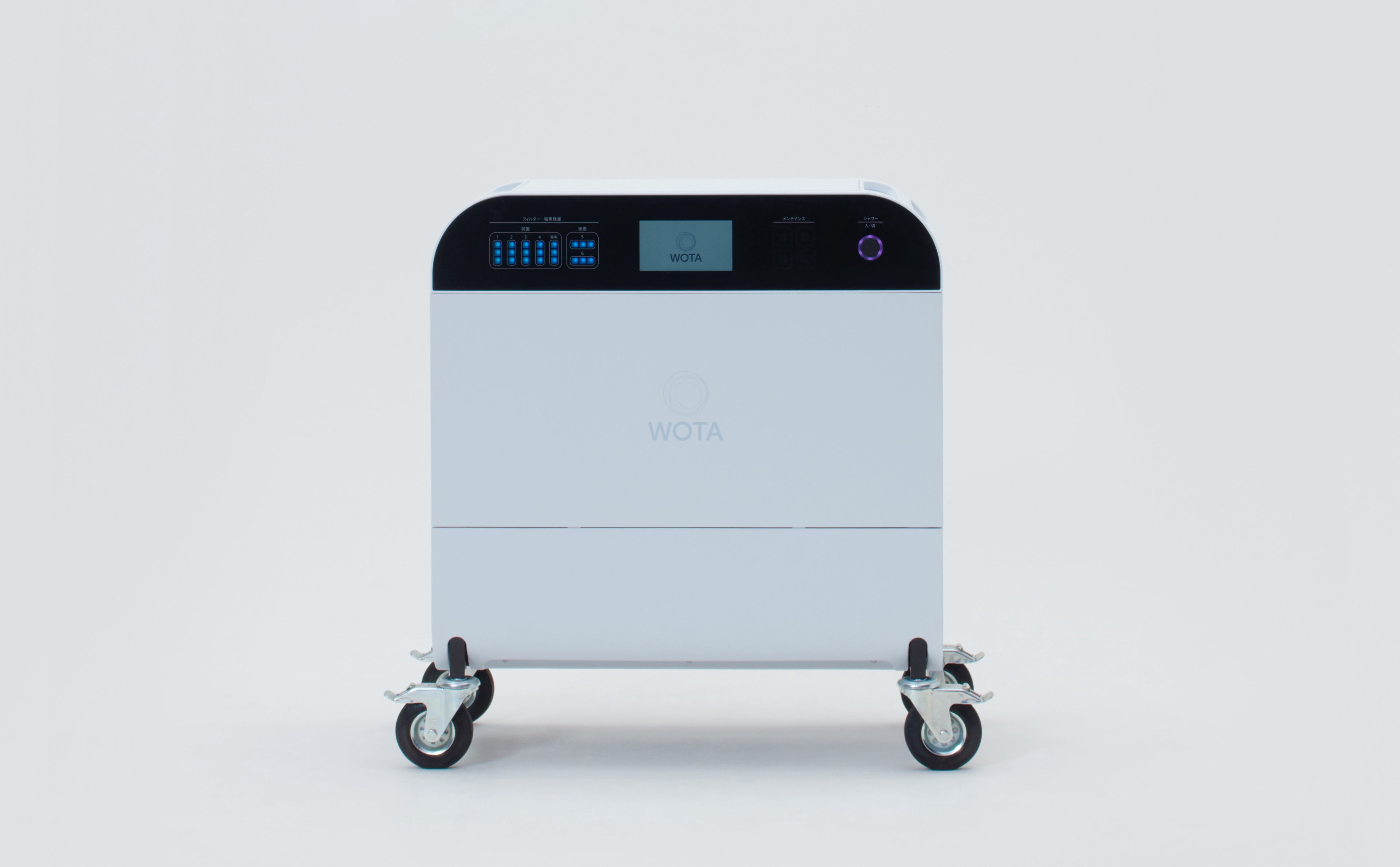 ▲ポータブル水再生プラント「WOTA BOX」