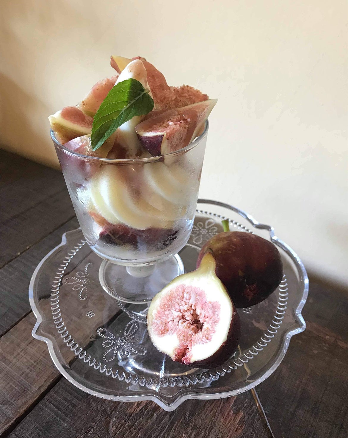 昨年度の一例：いちじくパフェ