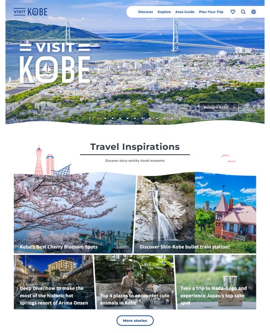 神戸公式観光サイト多言語版を全面リニューアル 神戸公式観光サイト多言語版を全面リニューアル