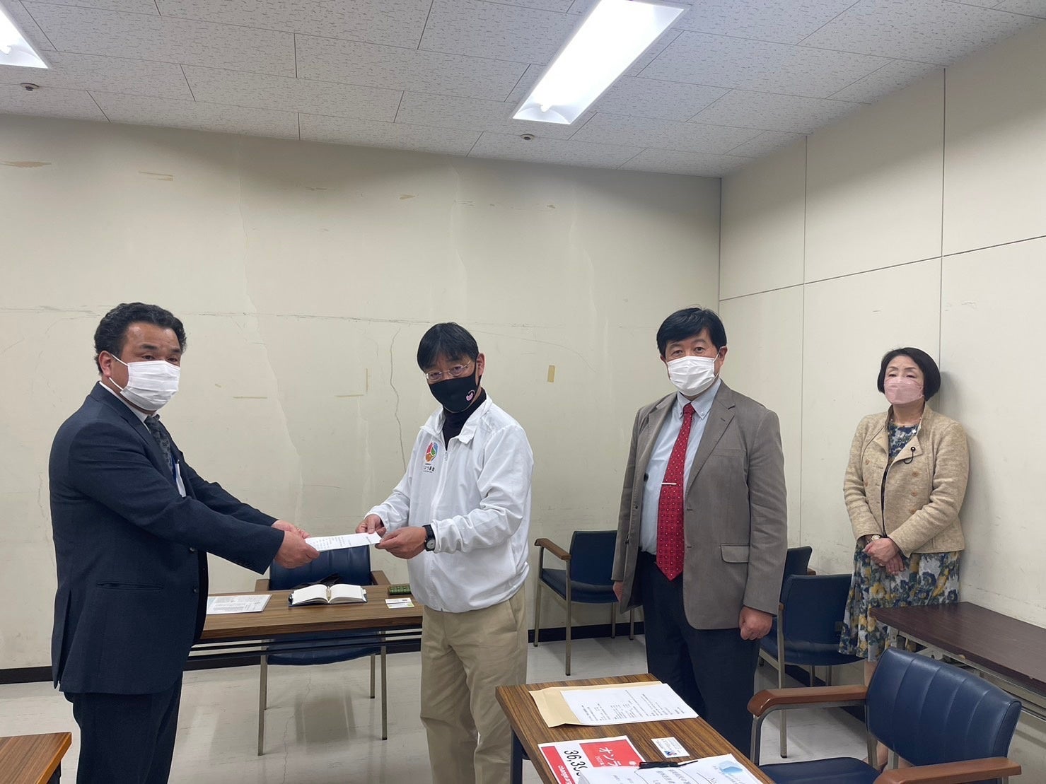 2月1日 提出時の様子