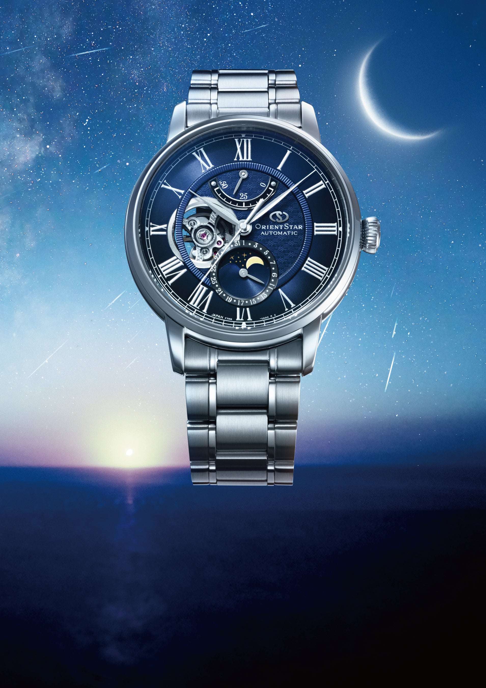 Orient Star」を代表する「メカニカルムーンフェイズ」の原点モデルを
