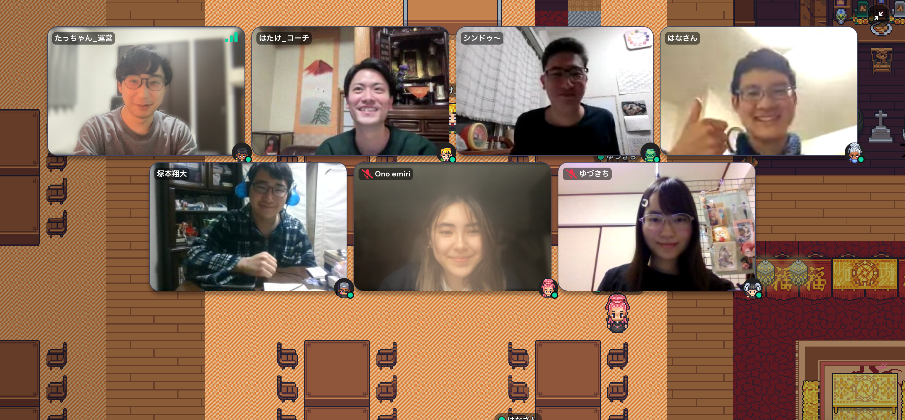 はたらく部の社会人コーチとのワークショップ勉強会の様子