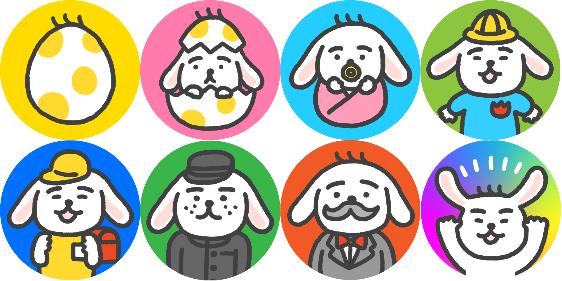 『こねくと』チャンネルメンバーシップ　オリジナルバッチ一覧