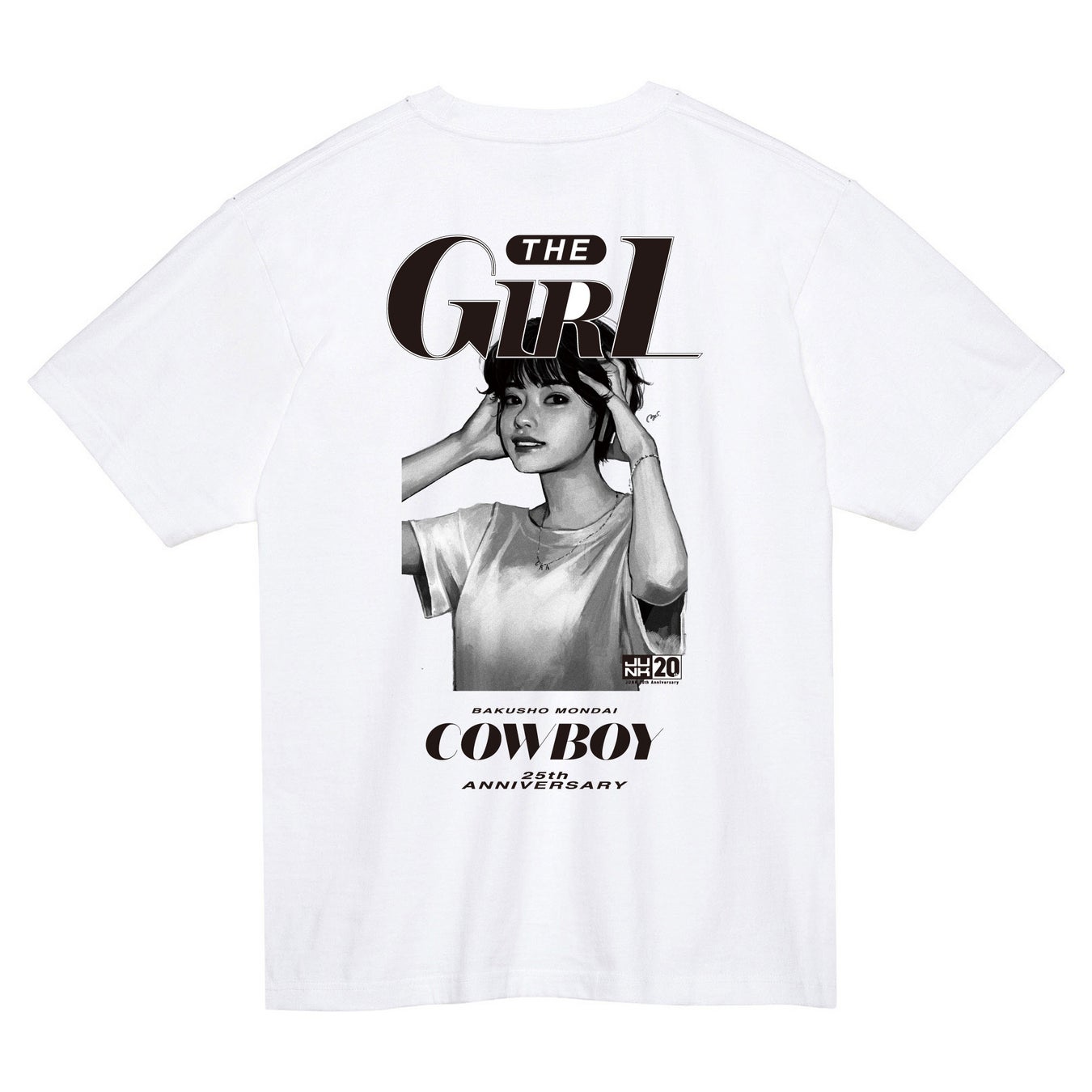 イラストレーター・雪下まゆさん描きおろし 爆笑問題カーボーイ「ザ・ガール」Tシャツ