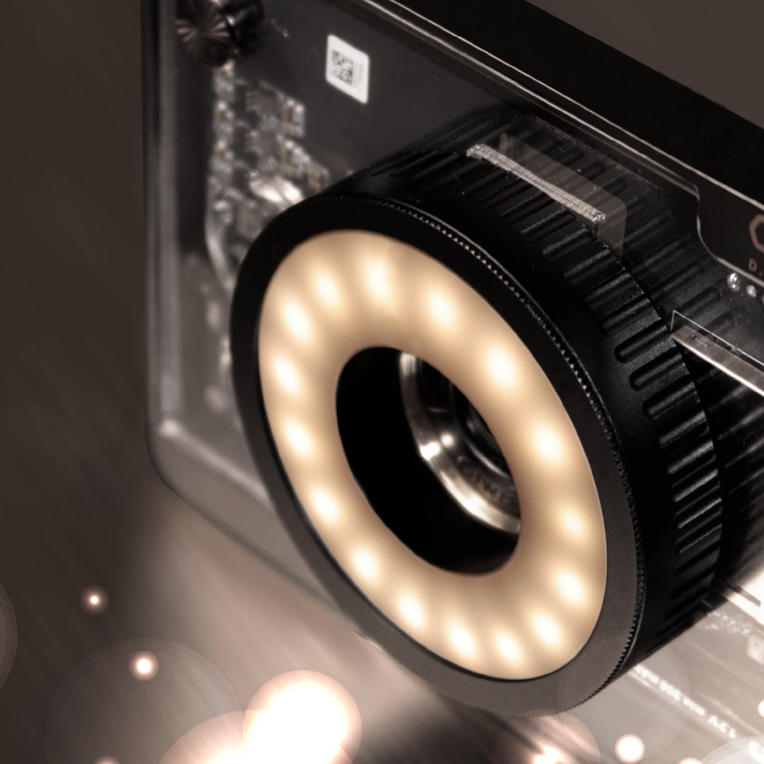 夜の撮影も安心！見た目も映える可愛さ。