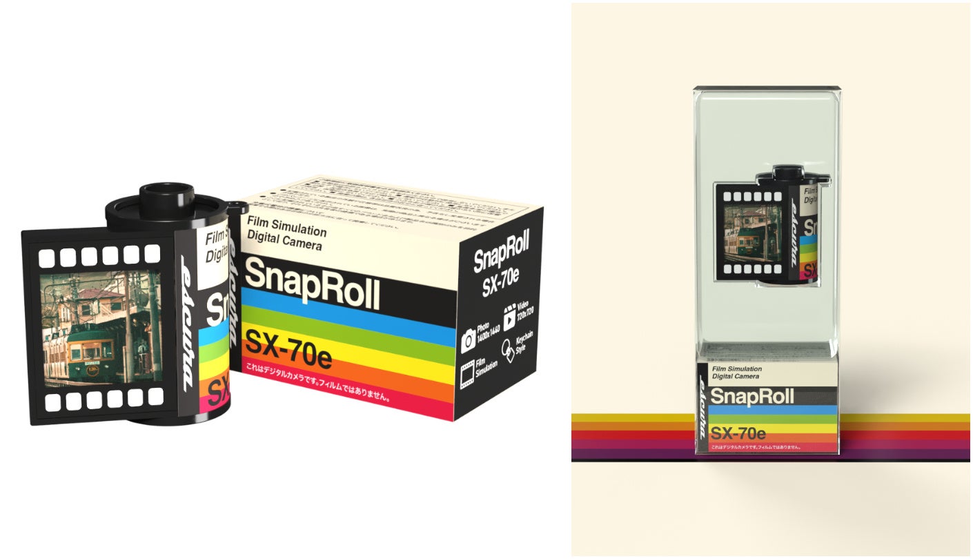 ブラインドボックス仕様のカメラ！？フィルム風トイデジ「SnapRoll」新
