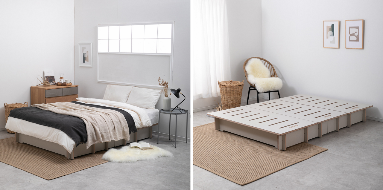 シングル、セミダブル、ダブルの3サイズ展開