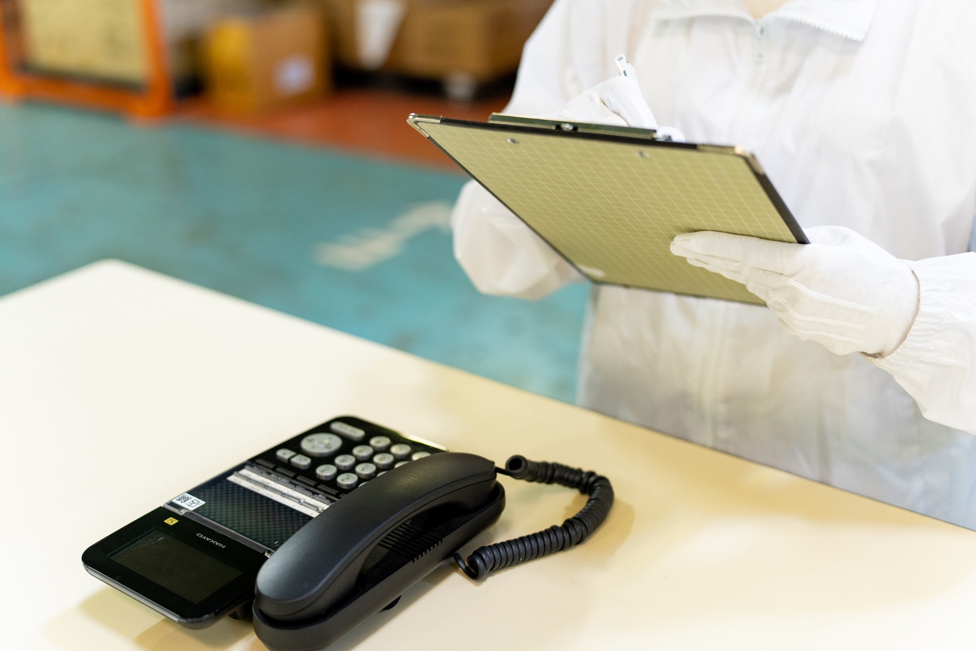 ①センターで検品