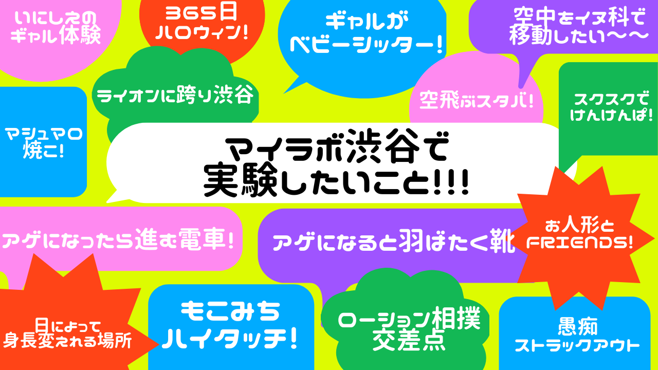 ワーク1.2よりアイデア一部抜粋