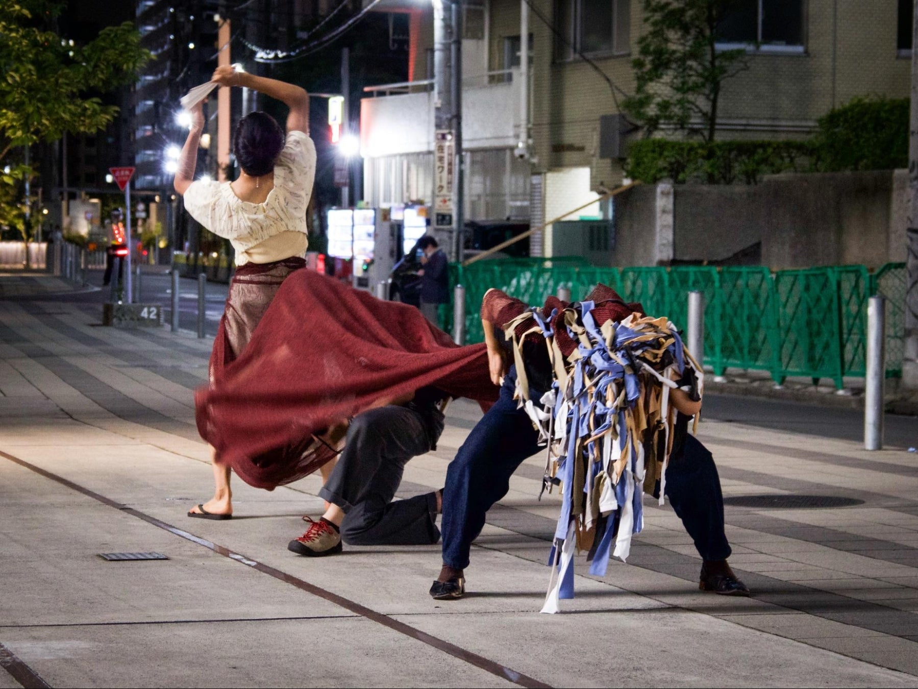 東京都渋谷区で制作したシシ