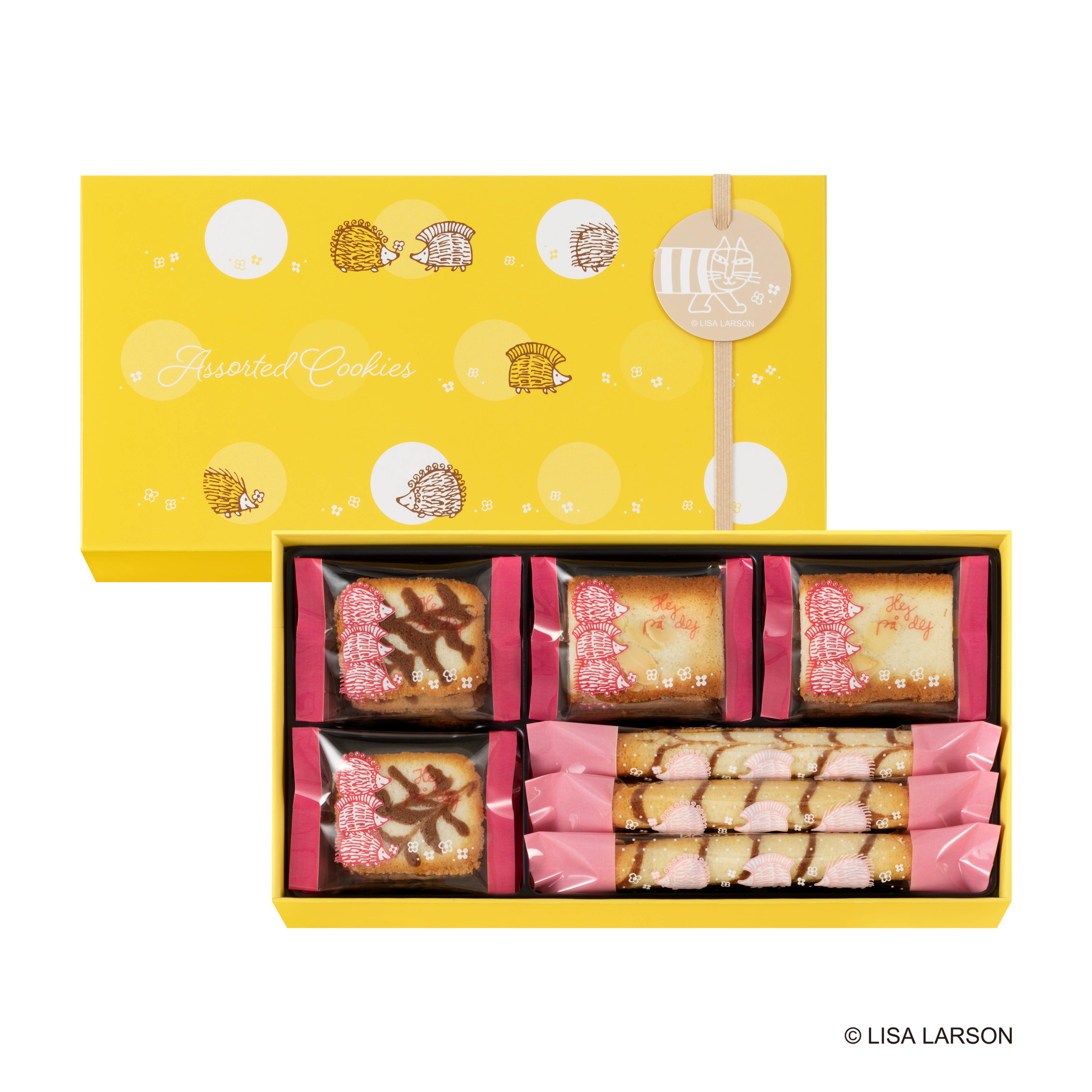 17個入り(ロールクッキー5個／スライスアーモンドクッキー6個／ジャンドゥーヤサンドクッキー6個) ￥1,080(税込)