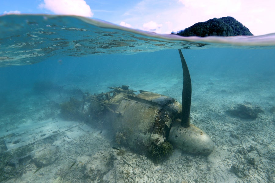 パラオの零式艦上戦闘機