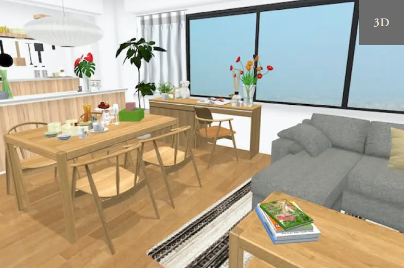 3Dシミュレーターでのコーディネート