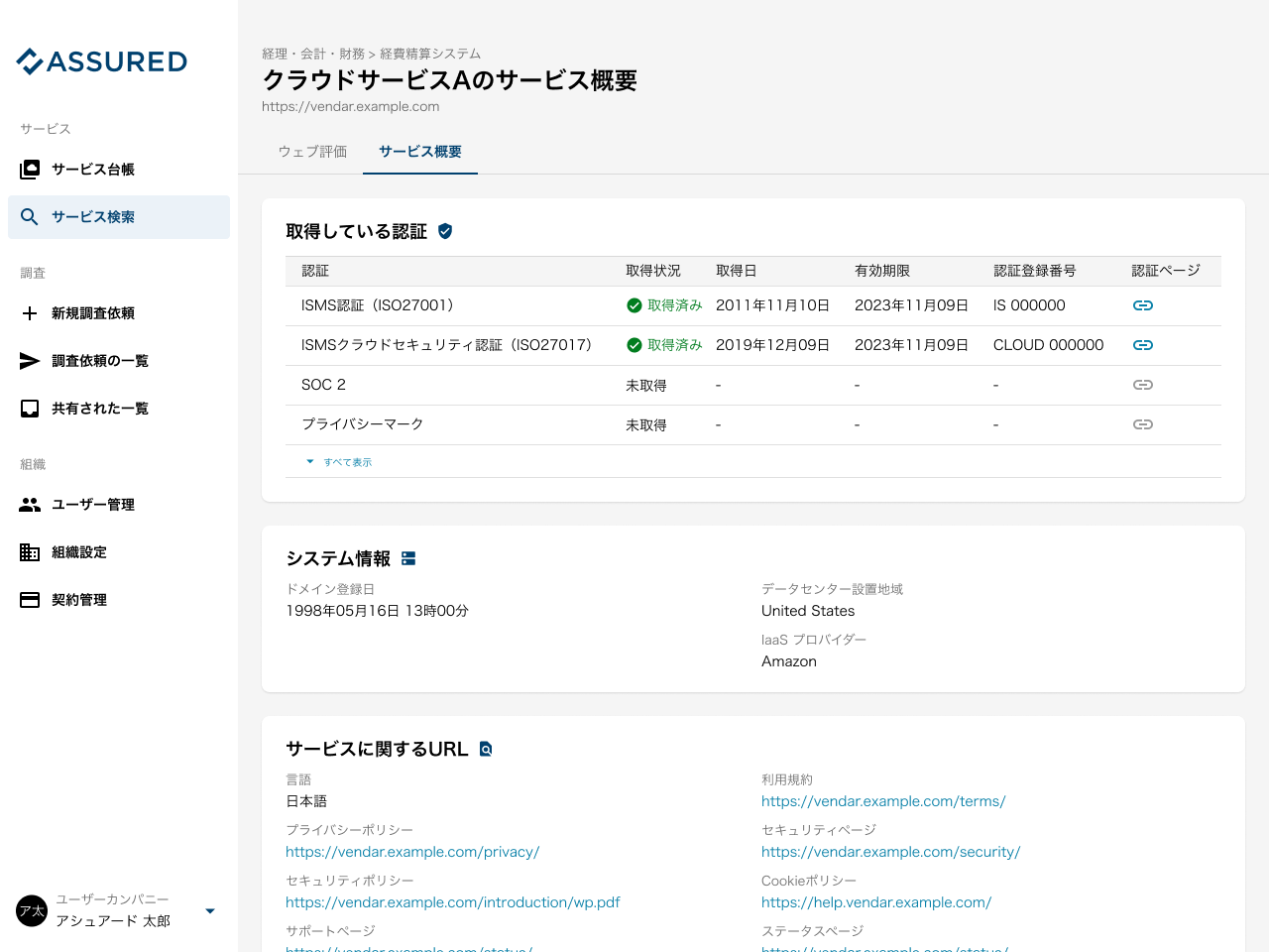 HP上で点在している情報を集約し一覧化