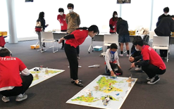 会場となる総持寺キャンパスで以前行われた  ロボットを動かすSTEAM講座の様子