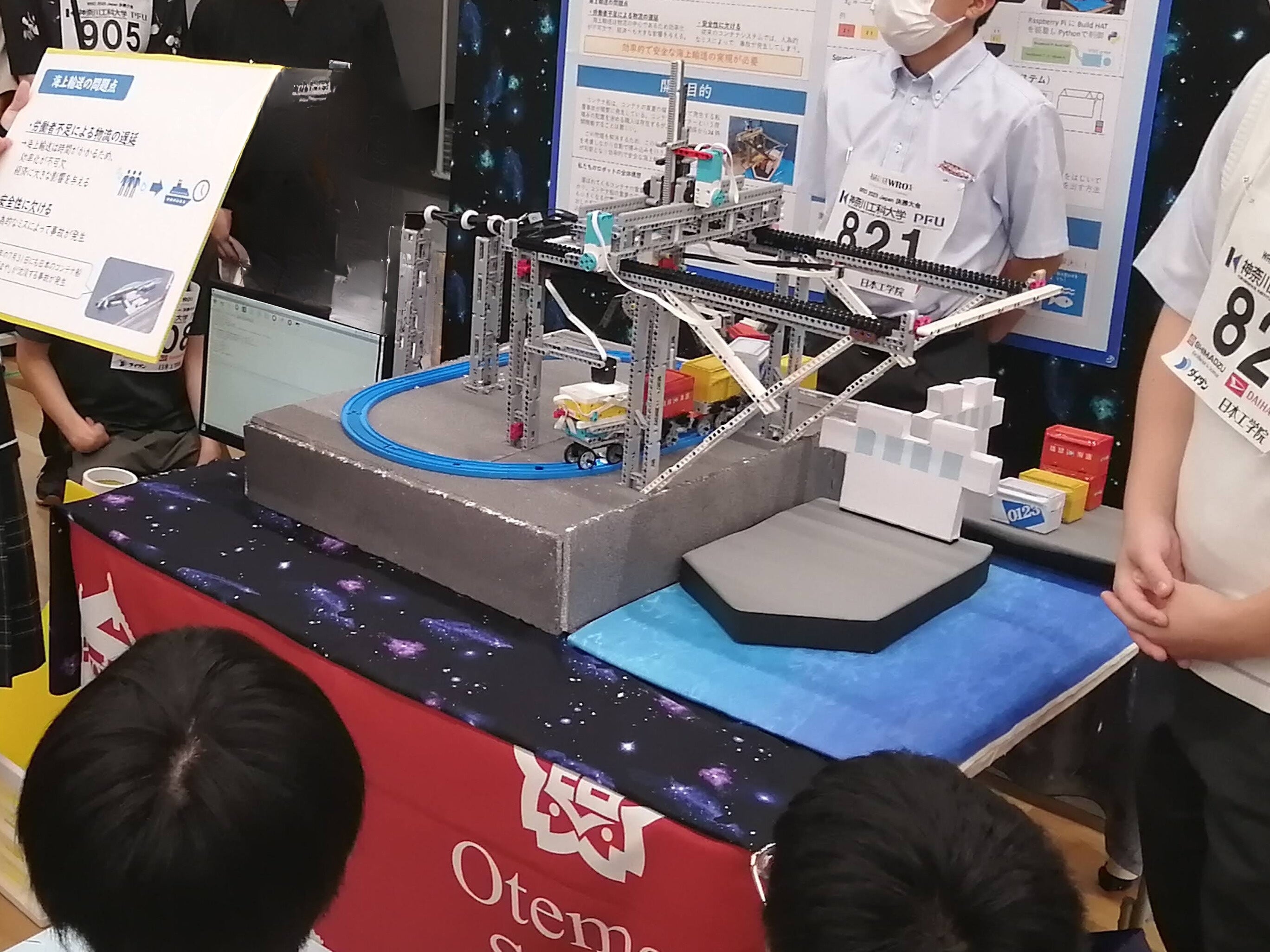 開発したクレーンロボット