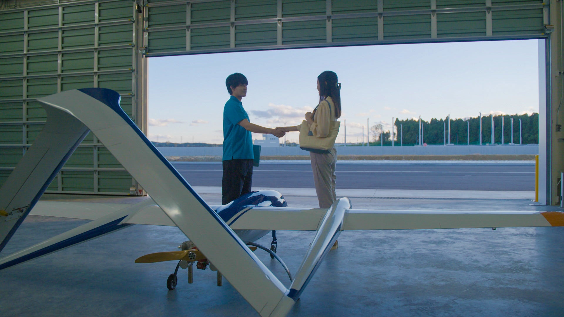 「空飛ぶイルカ」撮影ワンシーン