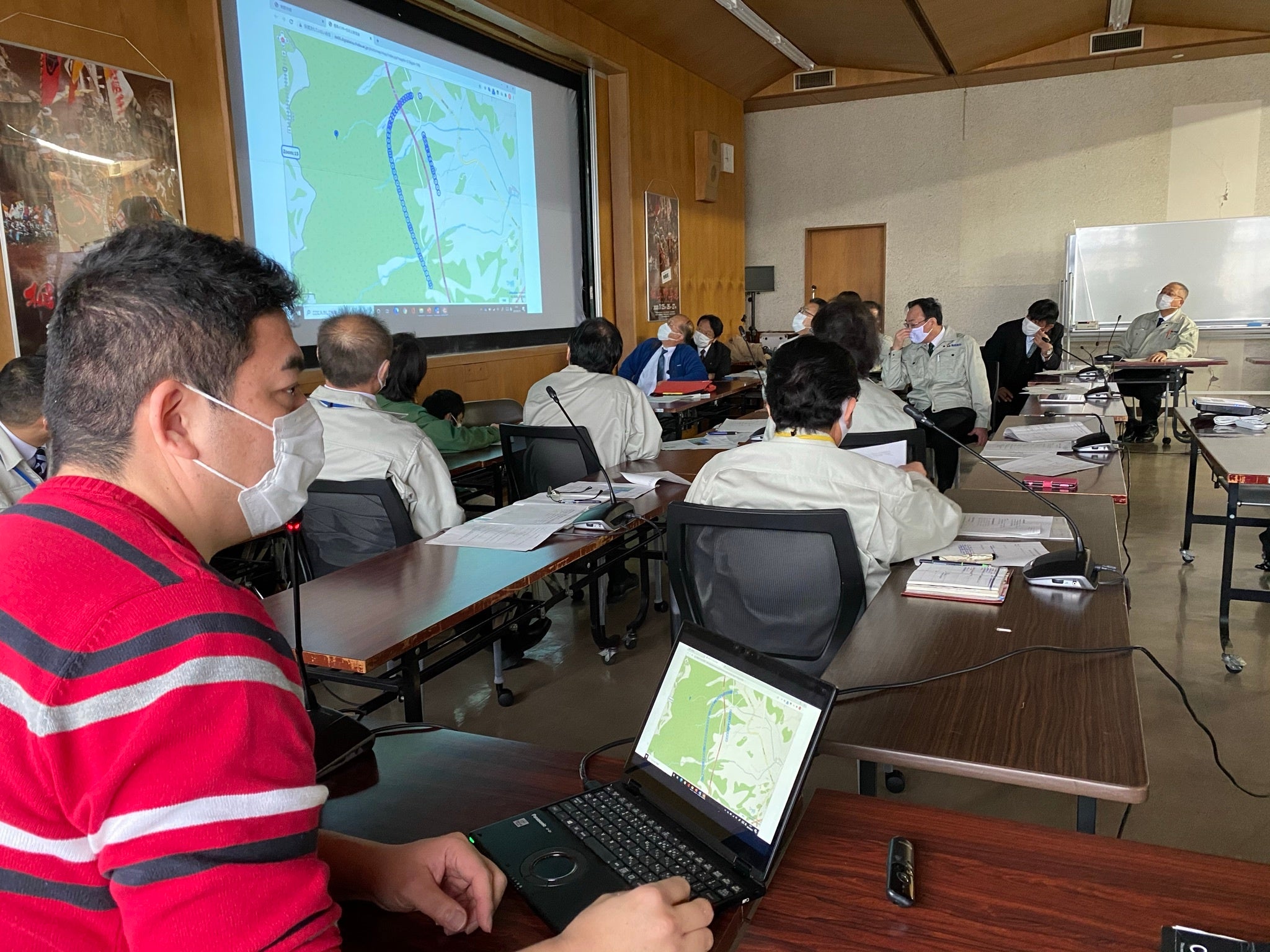 2021年2月 福島県沖地震 データ解析を災害対策本部で共有