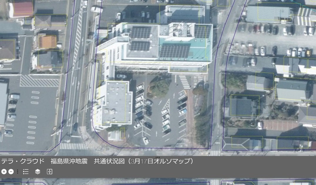 地上分解能20㎝のオルソ画像②