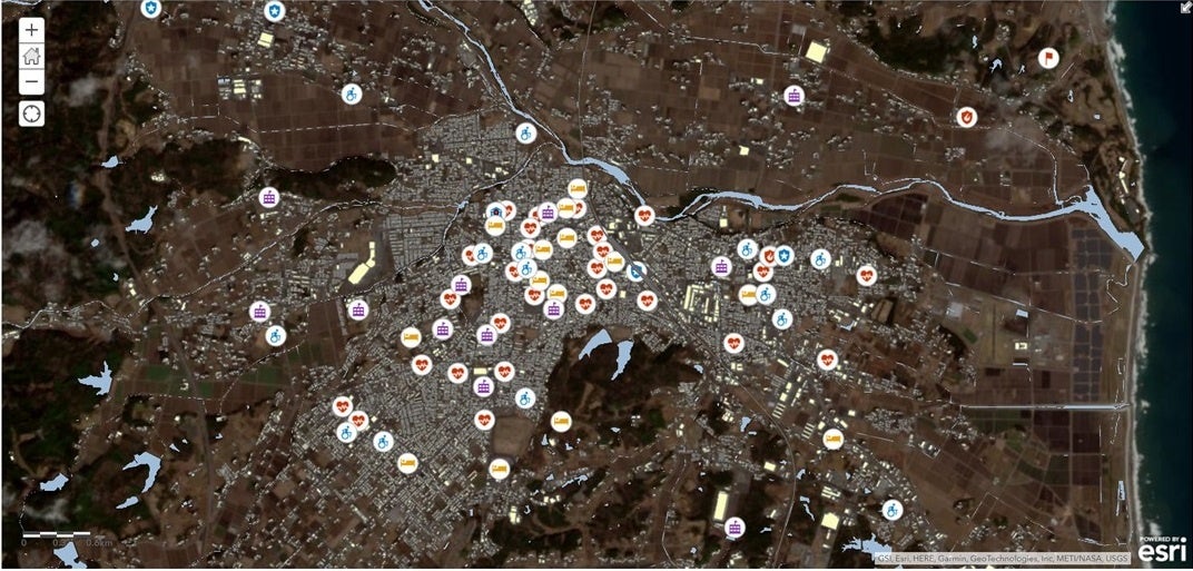 公開した共通状況（Common Operational Picture）