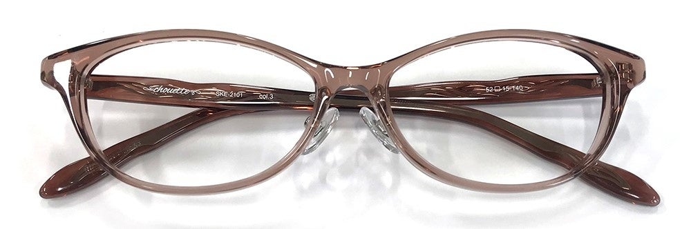 オーバル×スクエアピンクブラウン