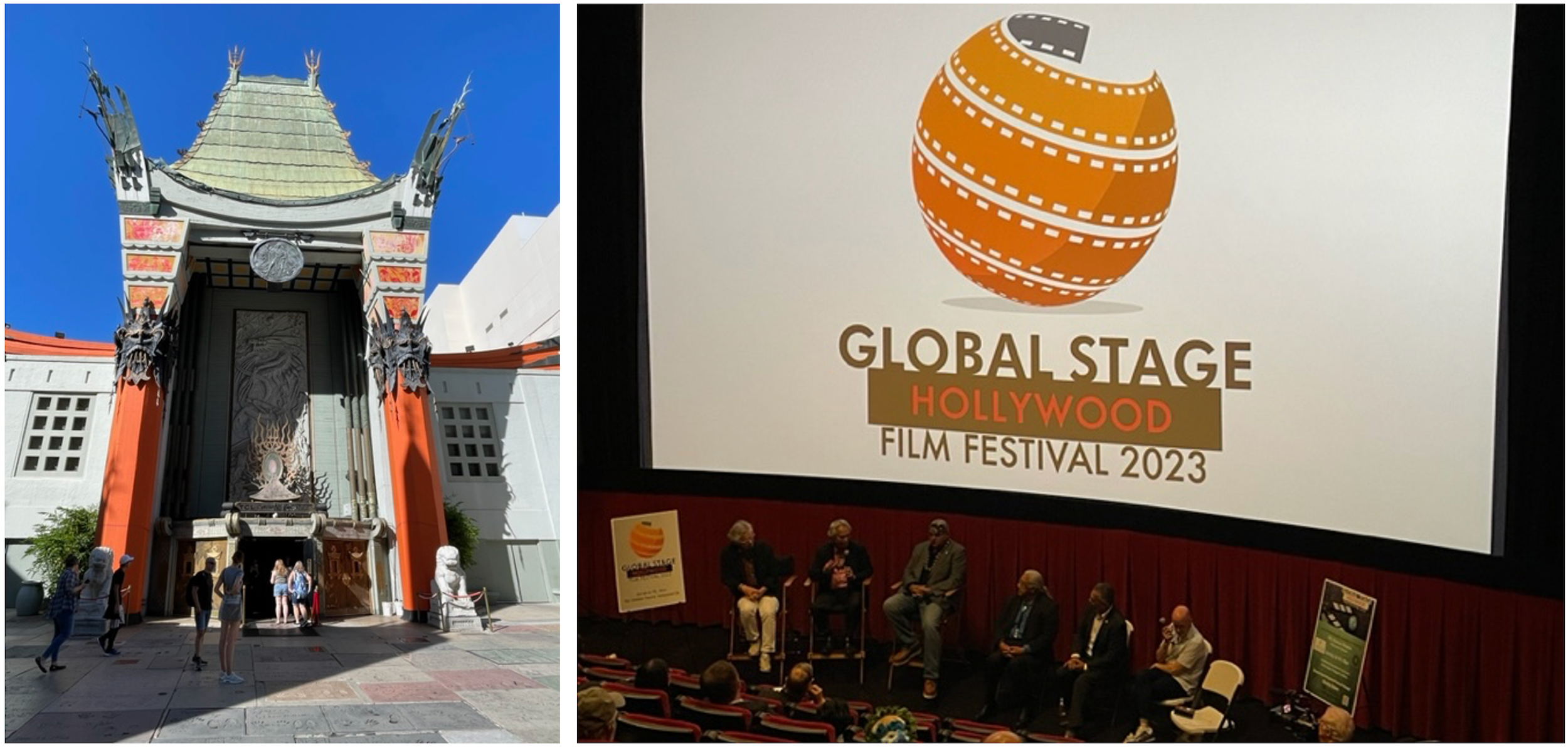 映画祭が開催されたハリウッドTCLチャイニーズシアターと映画祭の様子
