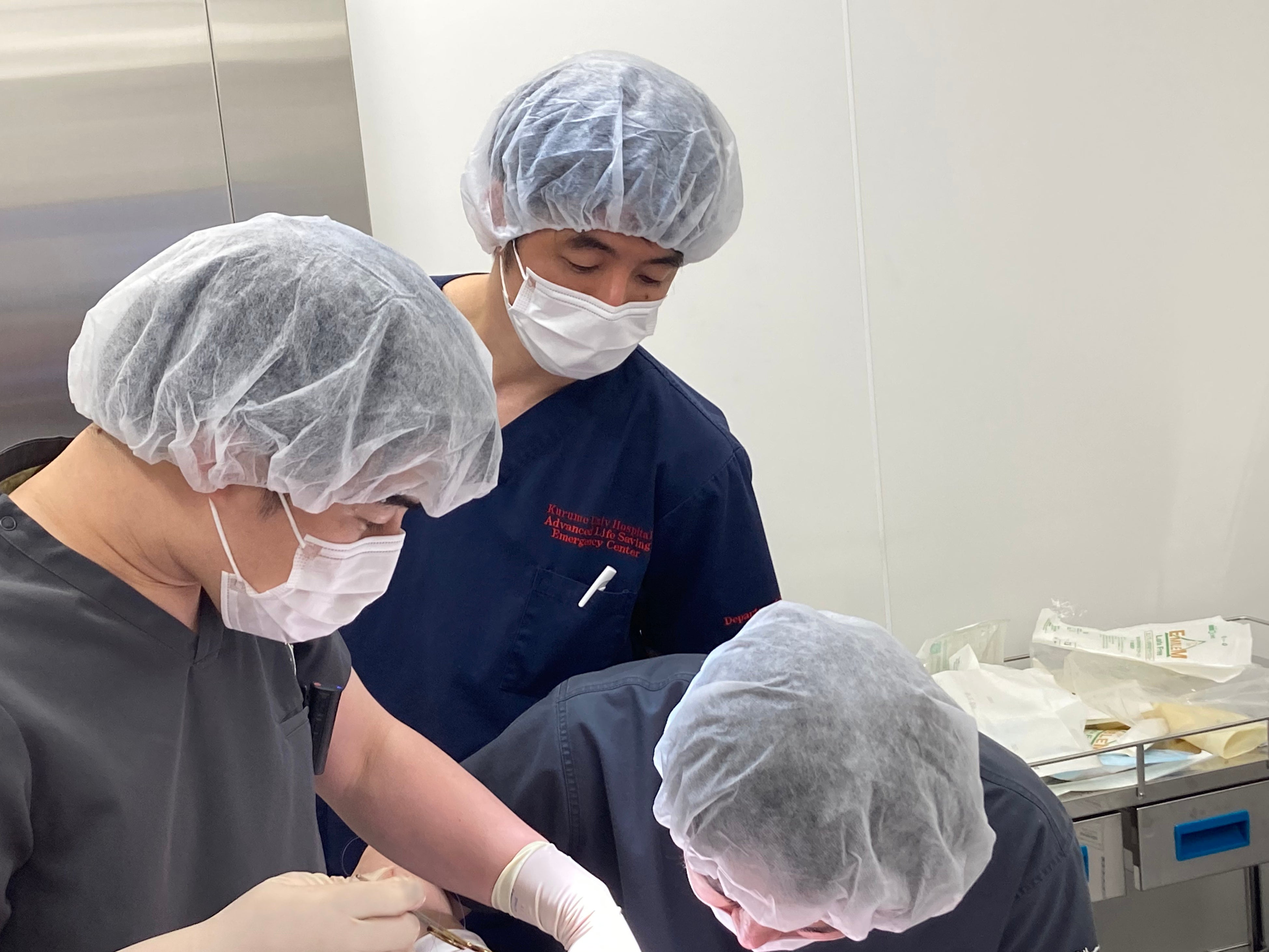 手術指導の様子